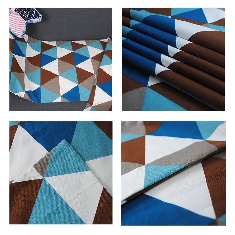 Bed RunnerBed ScarfBed Tail Towel For Home Hotel Bedroom Bedding Decor Blue White (4)