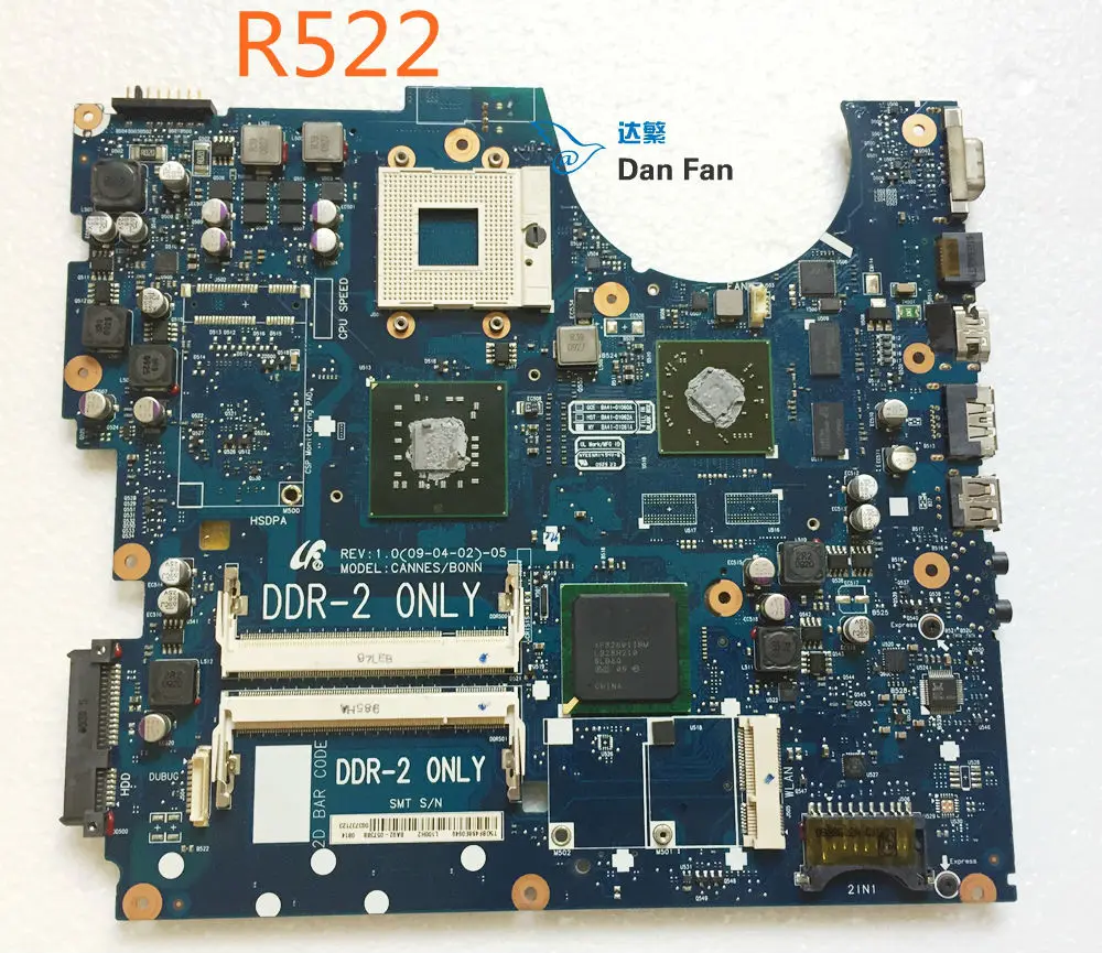 

BA92-05738A For Samsung NP-R522 R522 Laptop Motherboard BA92-05738B BA41-01060A Mainboard 100%tested fully work