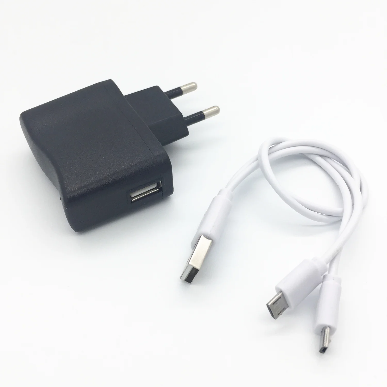 Вилка для США/Австралии/ЕС/Великобритании настенная + белая 1 фут 20 см USB-штекер в 2