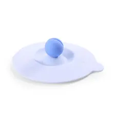 Пищевая силиконовая синяя чашка покрытие для крышки стрейч и печать термостойкая Крышка Чай Кофейная Кружка Крышка для детей напиток чашка Drinkware