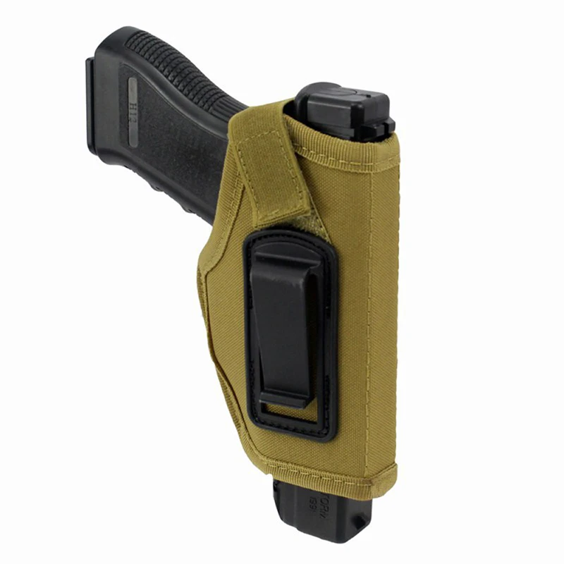 Горячий Тактический Компактный/некомпактный чехол для пистолета, поясная кобура Glock, аксессуар для страйкбола, охотничий пистолет, нейлоновый, CS Field, маленькая кобура - Color: Tan
