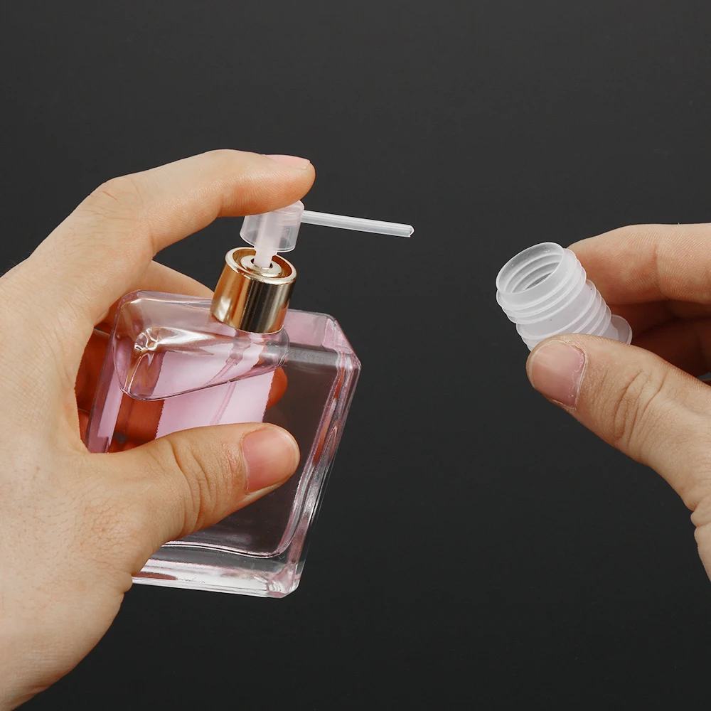 

5Pcs/Set White Portable Perfume Refill Tools Diffuser Funnels Cosmetic Pump Dispenser Sprayer Refill Pump Bottle Filling Device