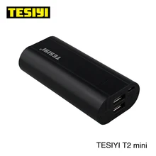 Продукт TESIYI T2 мини Зарядное устройство Черный Белый T2 Smart Digital Зарядное устройство для 2*18650 электронные сигареты дешевые