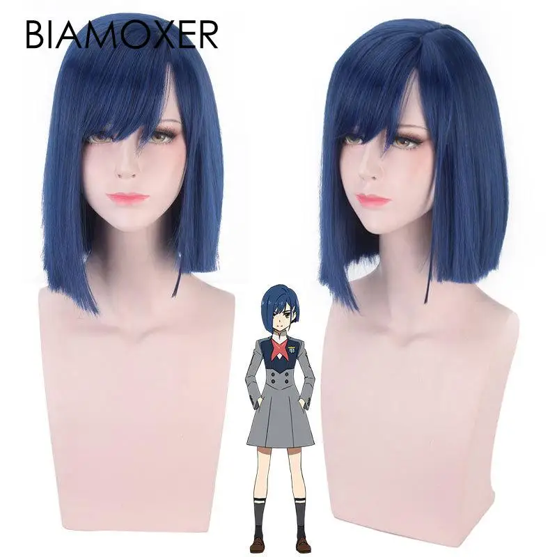 DARLING in the FRANXX 015 Ichigo аксессуары к костюму для косплей короткие синие женские