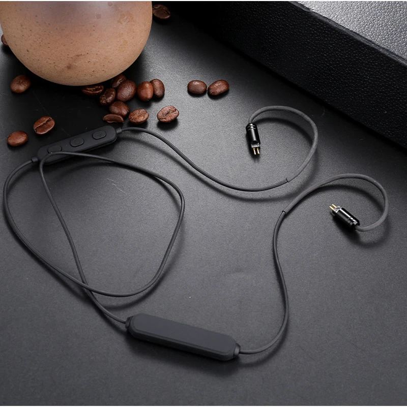 IPX7 Водонепроницаемый Apt X MMCX Bluetooth кабель для Shure SE215 SE535 SE846 0 75 мм 2 pin APTX ZS3 ZSA ZST ZSR ZS10
