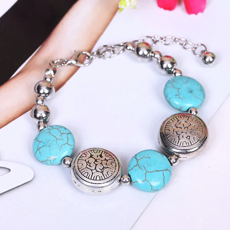 2016 The Most Popular Exotic Style Bracelet Accessories Sliver Plated Jewelry Accessoriesin