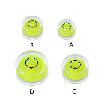 

5pcs Round Bubble Level Mini Spirit Level Bullseye Level Measurement Instrument