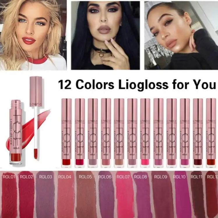 Sexy Red Lips Makeup Matte Lipstick Long Lasting Liptint Liquid Lip