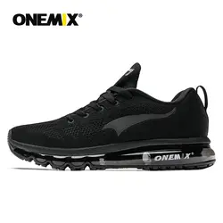 ONEMIX Для мужчин кроссовки для Для женщин хороший Zapatillas спортивные кроссовки черные спортивные воздушной подушке открытый кроссовки для
