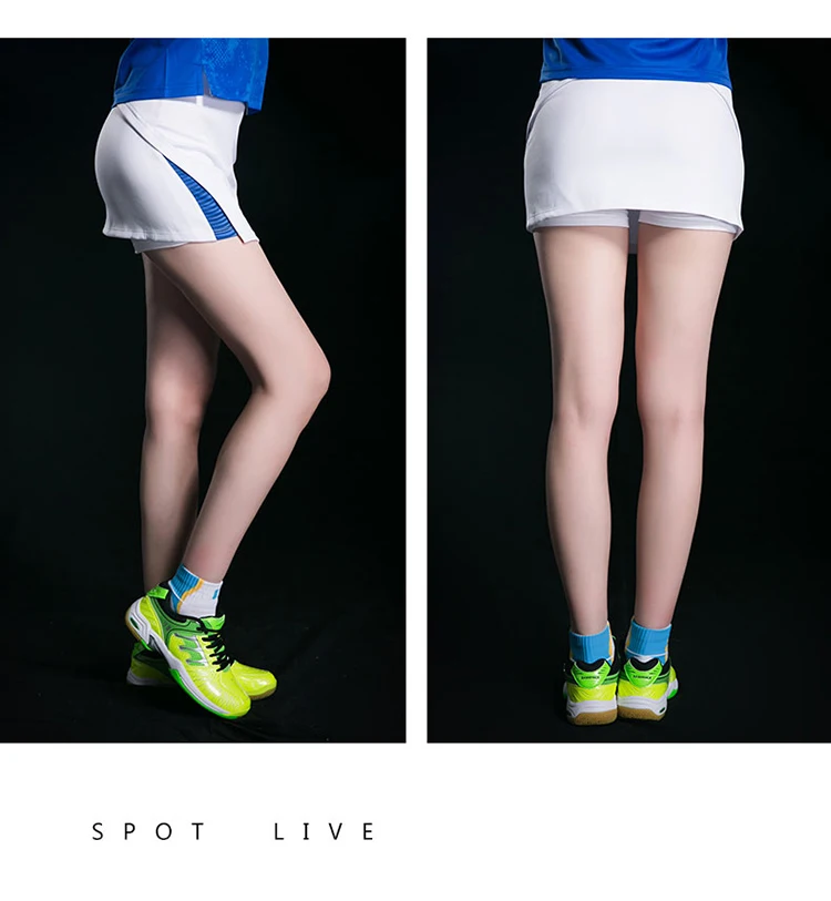 Новая одежда для бадминтона женская короткая юбка для бадминтона летняя воздухопроницаемая быстро сухая юбка-брюки спортивного типа теннисная юбка-шорты Одежда для гольфа