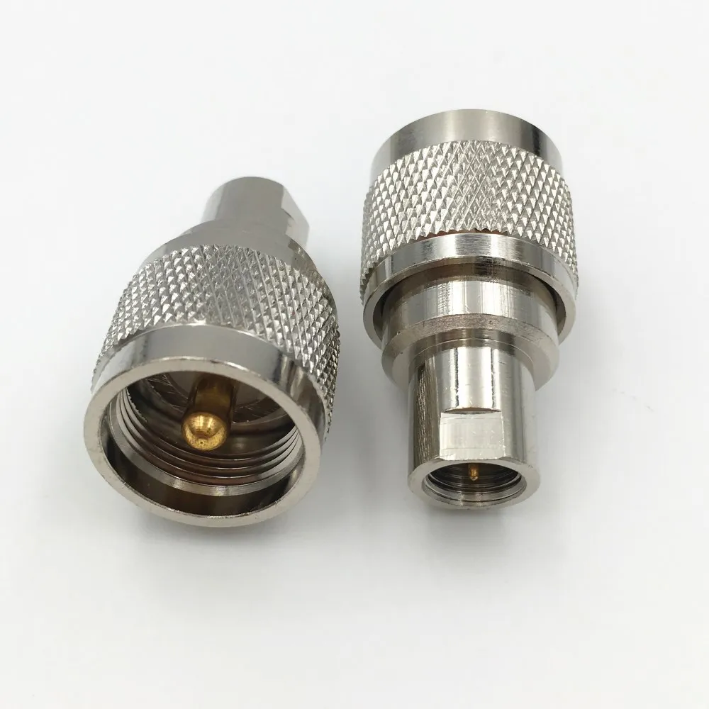 5 Pack FME Male Plug to UHF Male PL-259 Plug RF Coaxial Coax Adapter Connector 