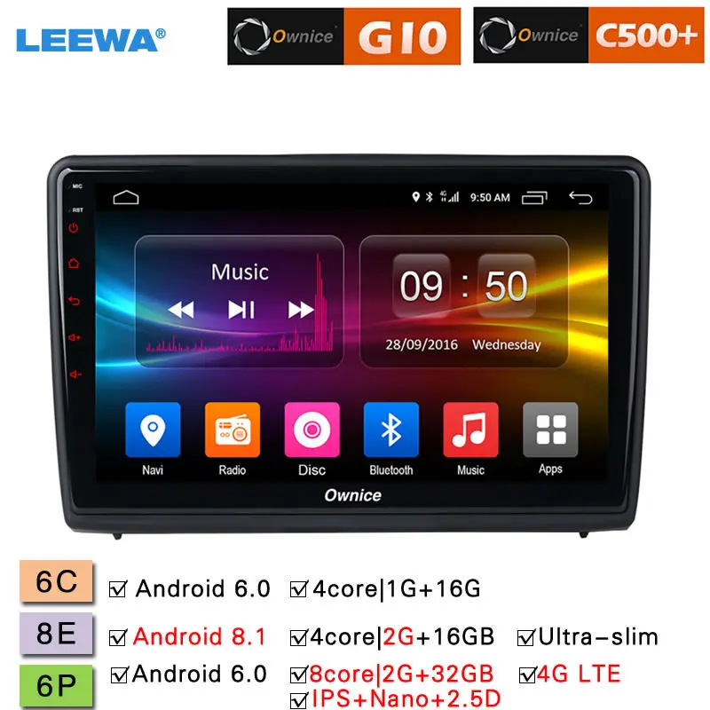 

LEEWA 9" 2.5D Nano IPS Screen Android 8.1 Octa Core/DDR3 2G/32G/4G LTE Car Media Player Ford Ford Ecosport 2018 (1din)