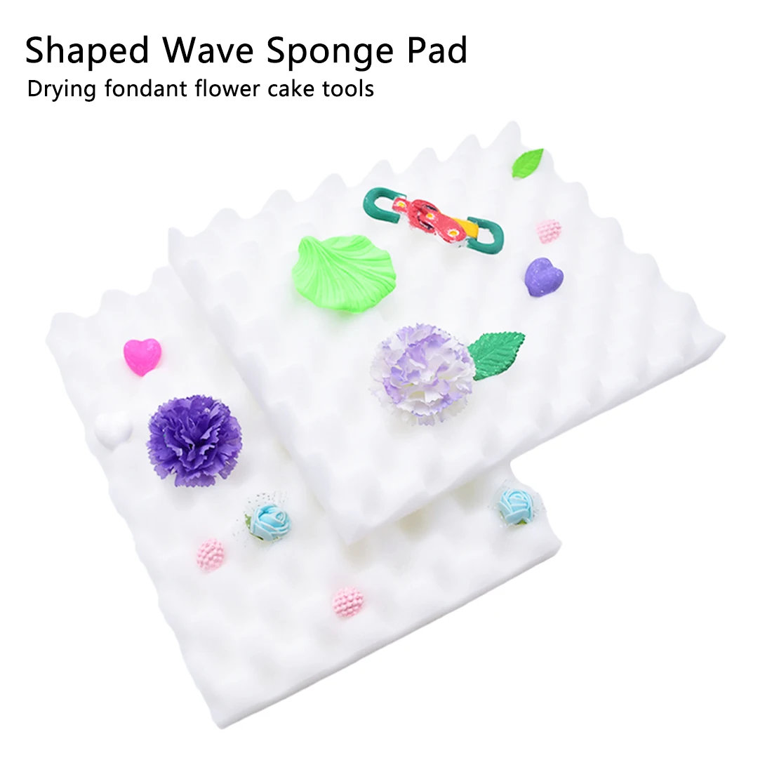 

Cake Mold Drying Fondant Flower Cake Tools Foam Dry Sponge Pads For Kitchen Baking Pastry DIY Sugar Craft Decoration 2Pcs