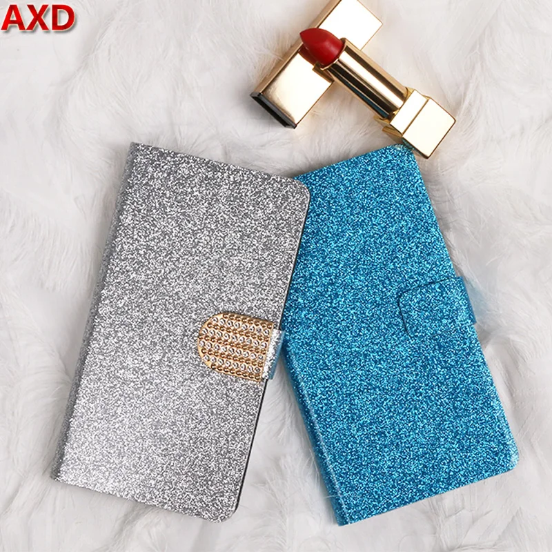 

Bling Glitter Cover For Wiko View Prime lite max Jerry 2 3 Fundas Shinning Protective Stand Coque For Wiko U Pulse Lite Cases