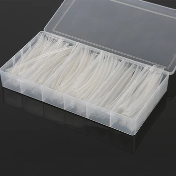 

150Pcs/Box Heat Shrinkable Tubing 2:1 Polyolefin Cable Sleeves Fishing-Rod Repair Insulation Transparent Heat Shrinkage
