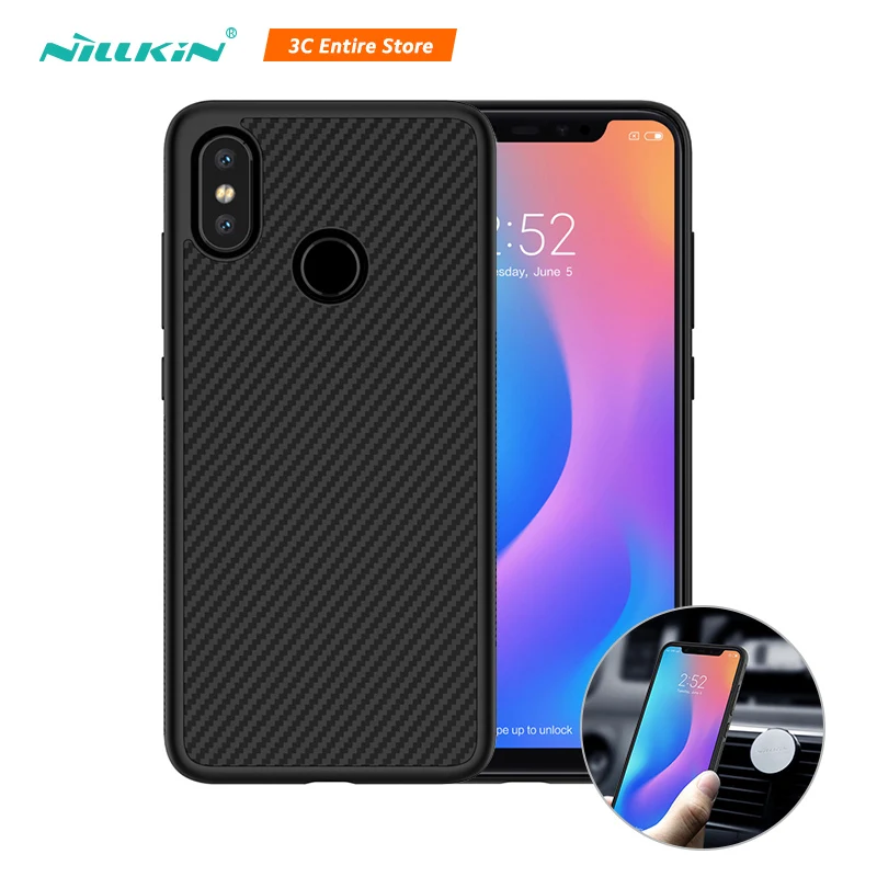 Чехол для телефона Nillkin Xiaomi Mi 8 чехол из синтетического волокна и карбонового