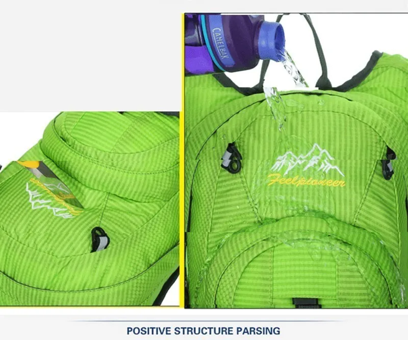 Perfect Waterproof MTB Bike Hydration Breathable 15L Backpack+2L Water Bags Large Capacity Bicycle Bags Cycling Knapsack Travel Packsack 29