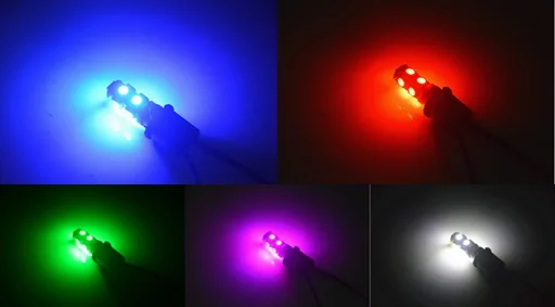 10x Автомобильный свет T10 W5W 5050 9SMD светодиодные лампы авто cob маркер 194 501 Клин для