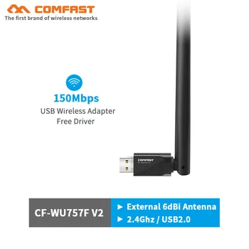 

Free Driver WPS Wireless USB Wifi Adapter 150Mbps Lan USB Ethernet 2.4Ghz Wi-fi Network Card Wifi Dongle 802.11n 6dBi antenna