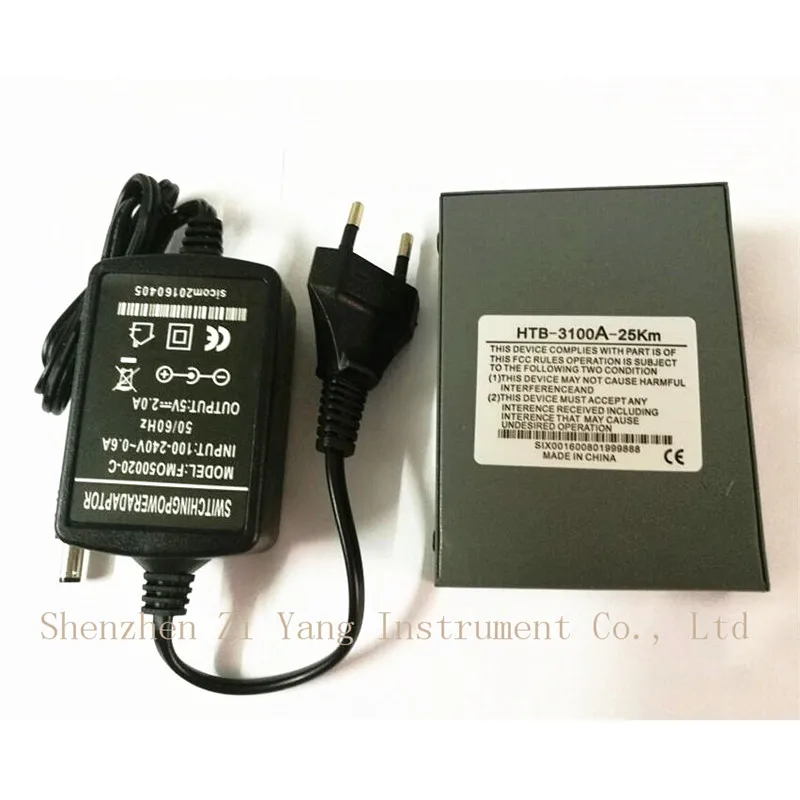 5pair Htb-3100ab Optical Fiber Media Converter Fiber Transceiver Single Fiber Converter 25km SC 10/100M Singlemode Single Fiber