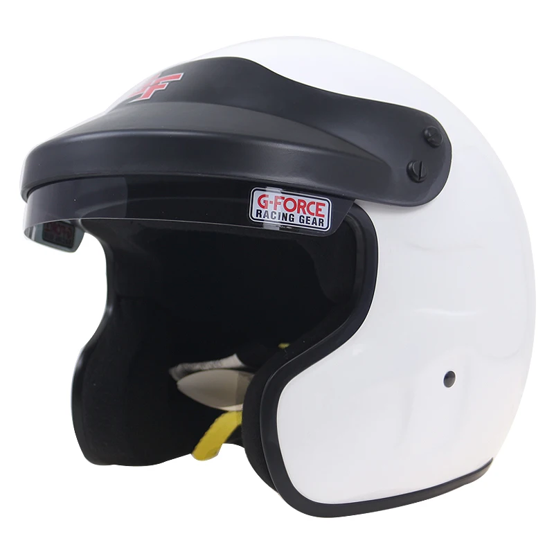 Car Racing gears Open Face helmet White Snell SA-2015 Motorcycle helmet DD ring buckle Car Racing gears Open Face helmet White Snell SA-2015 Motorcycle helmet DD ring buckle