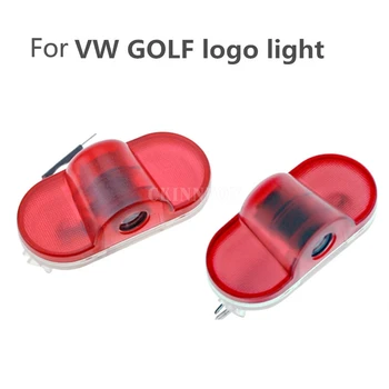 

100Pcs/Lot Car LED Logo Light Door Welcome Ghost Shadow Laser Projector Lights For VW Golf