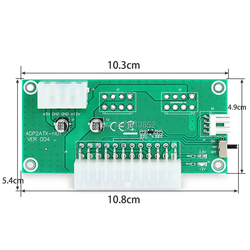 for Bitcoin Mining Expanded Ded With Manual Switch New PC Desktop ATX 24-Pin Dual PSU Power Synchronous Start Extender Cable