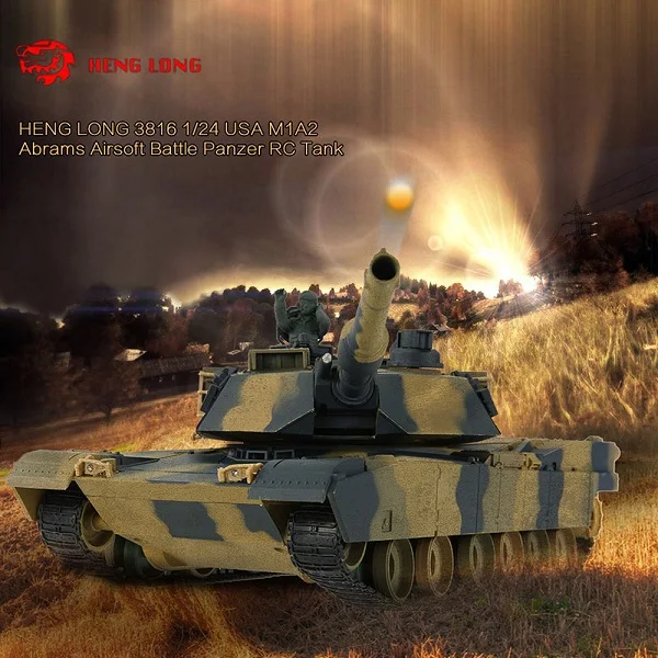 HENG_LONG_3816_124_USA_M1A2_Abrams_Airsoft_Battle_Panzer_RC_Tank_with_Programming_Function_320_Degree_Turret_Rotating_06