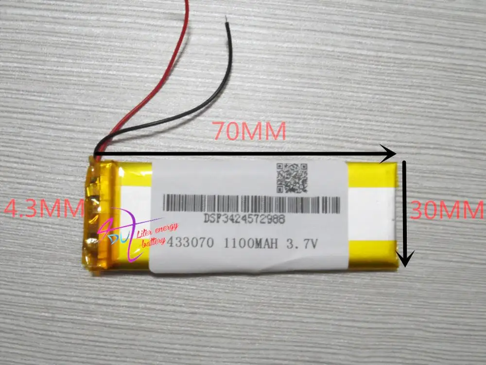 

best battery brand 3.7V polymer lithium battery 433070 403070 domestic IPhoe4 special cell 1100mAH