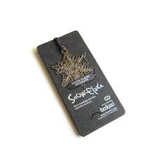 8 шт./партия, дизайн снежинки, Золотая Закладка, металлическая закладка для книги, офисные школьные принадлежности, канцелярские принадлежности, подарок G175