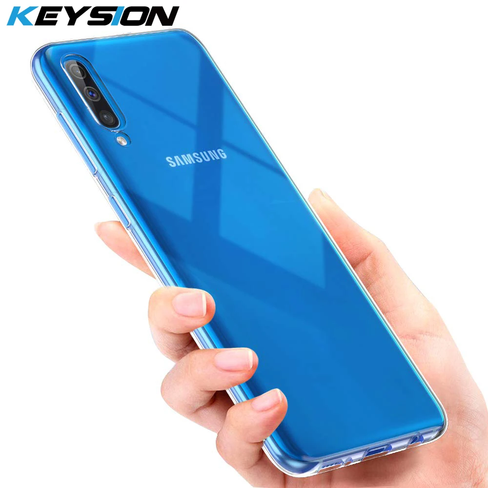 Чехол для телефона Samsung Galaxy A50 A70 A40 A30 A20 A10 ультратонкий прозрачный мягкий