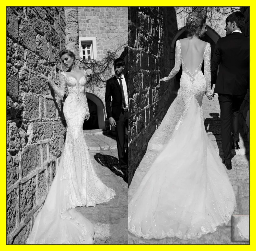 Girls Wedding Dresses Mermaid Floor-Length Court Train Lace Sweetheart Cap Sleeve Full Natural Backless Built-In Bra Tulle Custo | Свадьбы и