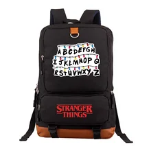 Странные Вещи рюкзак для ноутбука подростков обратно в колледж Mochila Девочки Мальчики большой емкости дорожные сумки Повседневный Рюкзак