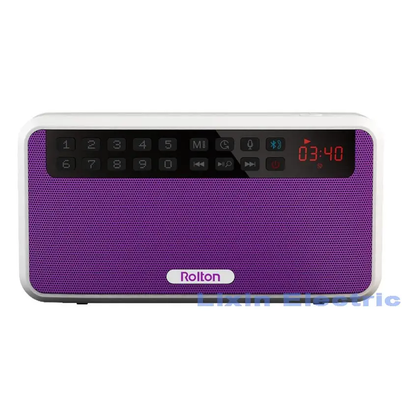 Bluetooth Колонка Rolton E500 портативная с FM радио и фонариком|bluetooth speaker fm radio|speaker radiousb music