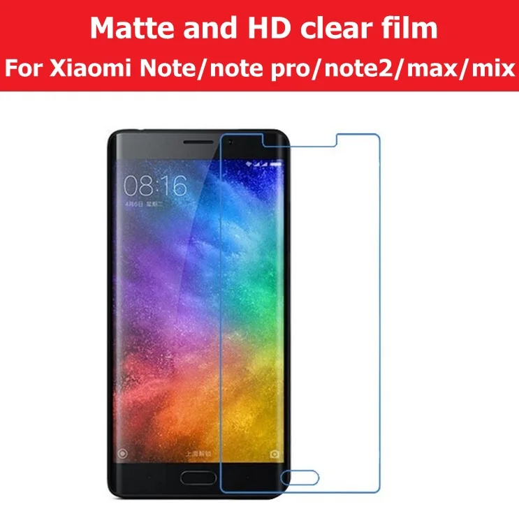Nwt глянцевая пленка и матовая для Xiaomi Mi /note pro 2/max /mix Защитная экрана HD прозрачный