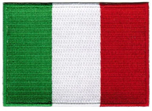 

ITALY FLAG embroidered iron-on PATCH ITALIAN EMBLEM new ITALIA TOPPA SOUVENIR