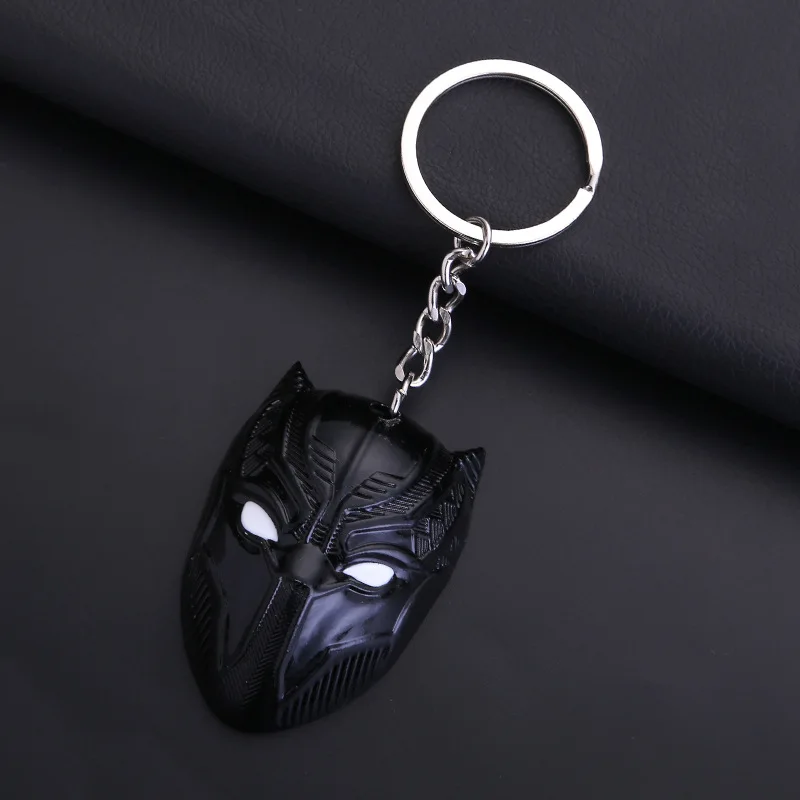 Black Panther Mask Keychains  (4)