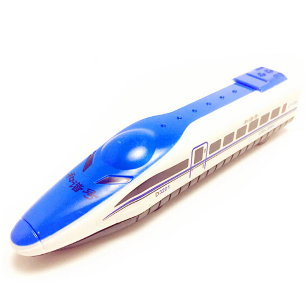 Non Remote Control Toys Bullet Train Toy Vehicles Train Model Child Kids Birthday Christmas Gift