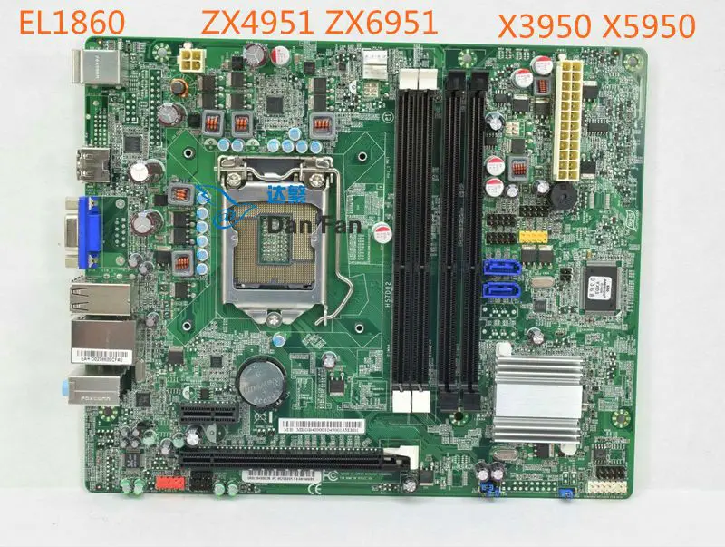 Для ACER X3950 X5950 EL1860 ZX4951 ZX6951 рабочего Материнская плата H57D02 LGA1156 материнская 100%