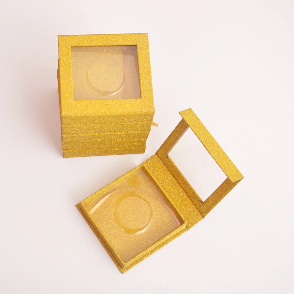 100 шт фальшивая упаковочная коробка для ресниц коробки для ресниц ваше лого на заказ поддельные 3D норковые ресницы искусственные фареты квадратные блестящие магнитные Чехлы пустые