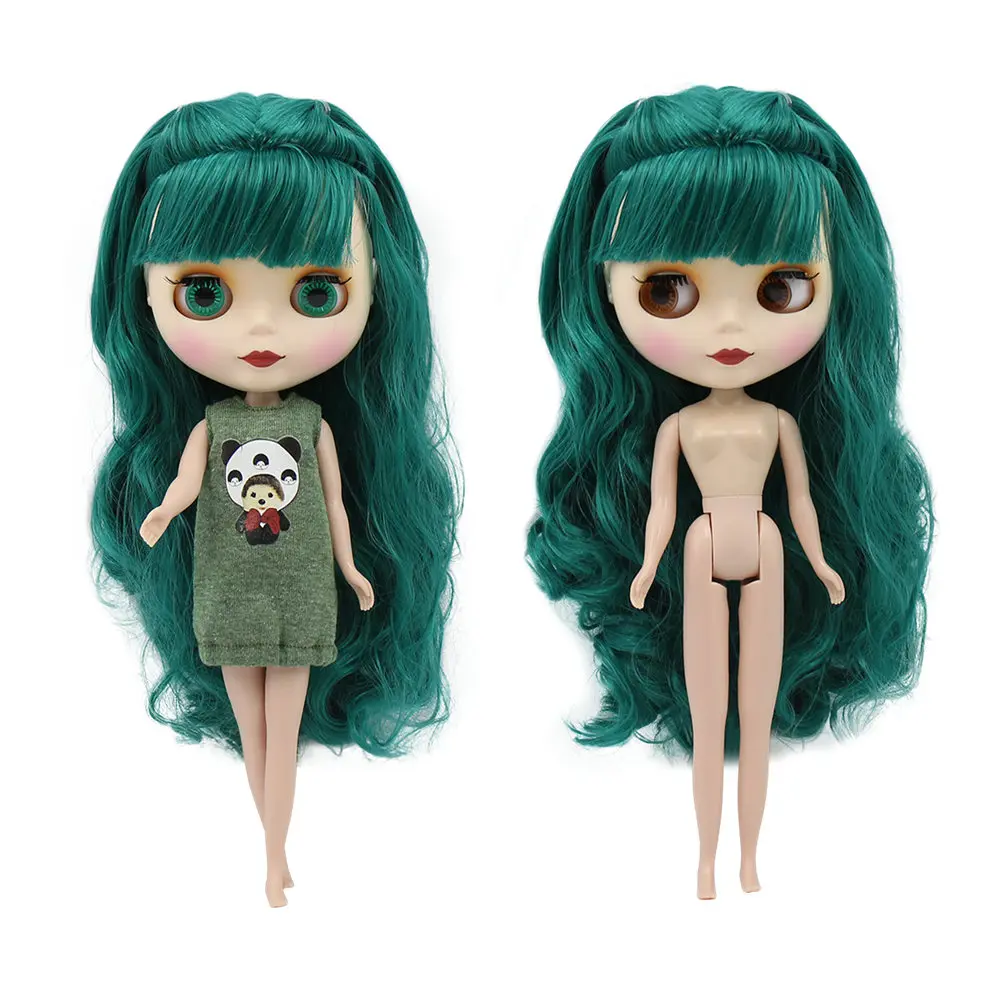 Blyth кукла ледяная фабрика шарнирное тело DIY обнаженные игрушки BJD модные куклы девочка подарок Специальное предложение Горячая Распродажа с лицом оболочки ручной набор A& B