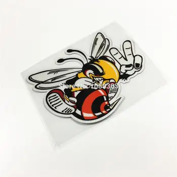 

1PCS HF Hellalfush Auto Whole Body Car Sticker Decals Reflective for Super BEE 12x10cm