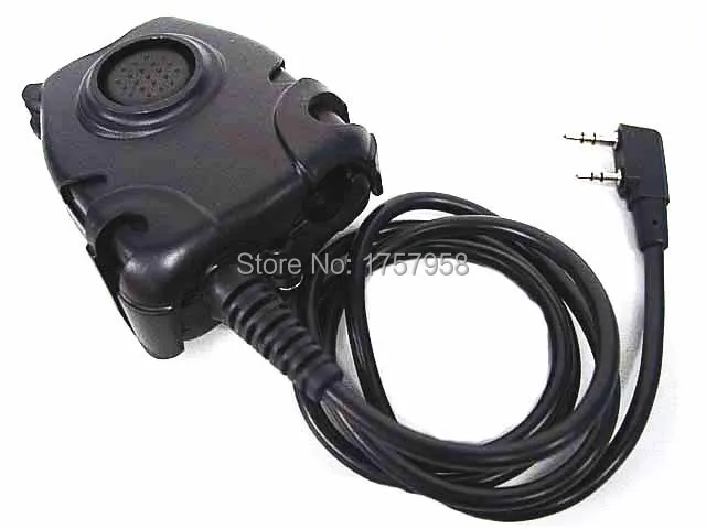 Fone de Ouvido de Rádio Ptt para Kenwood Elementoz Tactical Peltor Adaptador Pins z Ptt Z112 Ex112 2 1 Esporte e Lazer