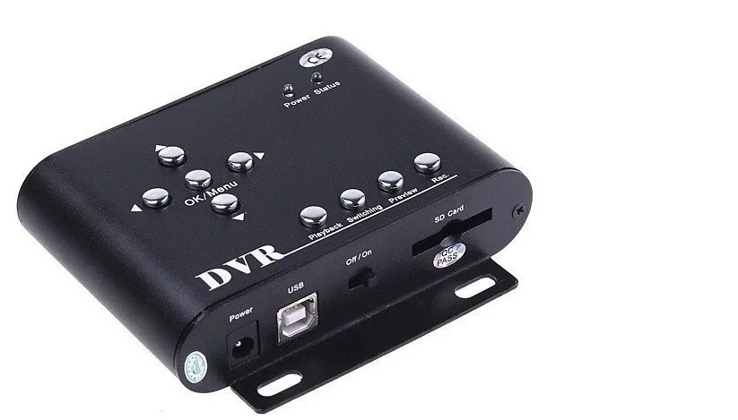  Mini 2CH SD DVR Video Audio Recorder Surveillance CCTV Car DVR CCTV Motion DetectUp to 32GB