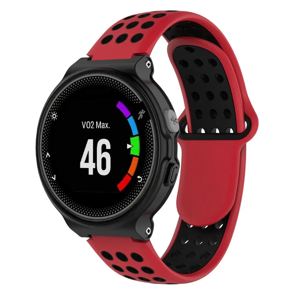 Замена силиконовый браслет ремешок для смарт-часов Garmin Forerunner 230/235/220/620/630/735 Смарт-часы мягкий удобный ремешок для часов