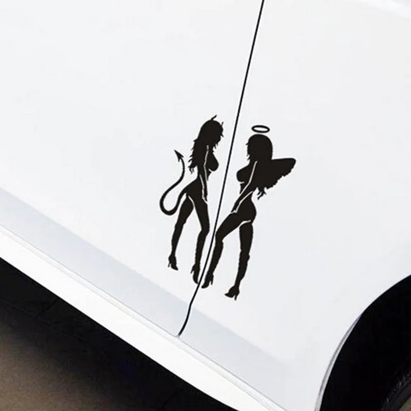 (50 pieces /lot) Wholesale Angel beauty vinyl car truck stickers decals