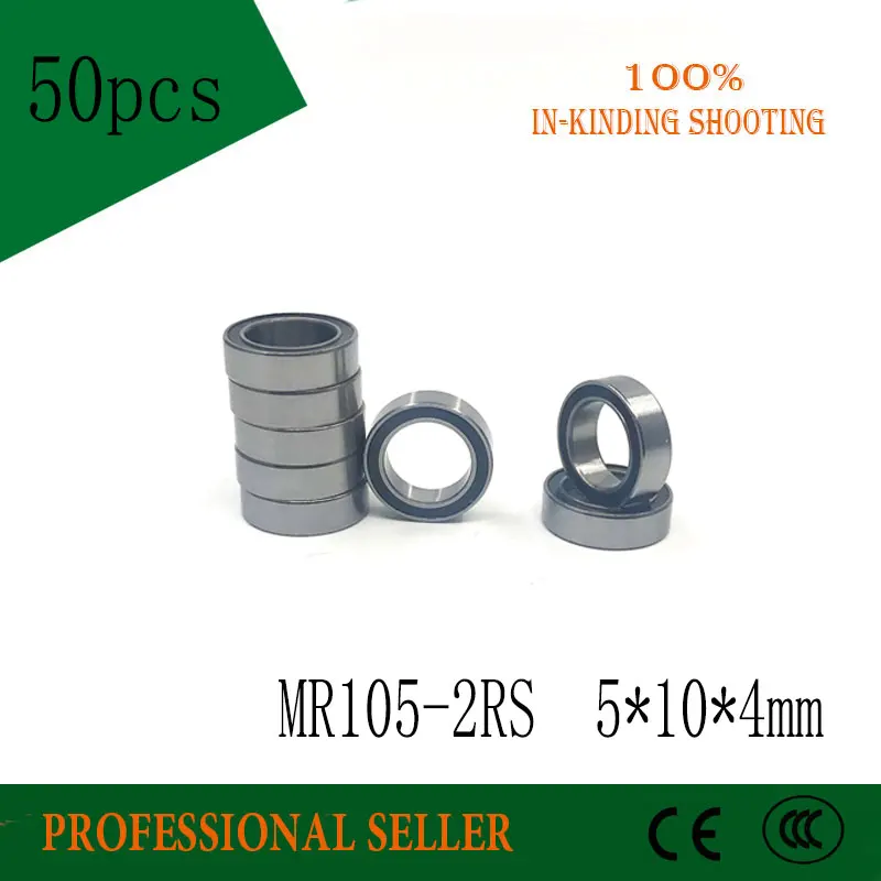 Mlxkell MR105-2RS Cuscinetti a sfera 5x10x4mm, foro doppio