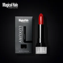 Длительный шелковистой искушение Губная помада 8 цветов питательный Красота Средства ухода за губами Макияж бренд волшебный Halo 3.5 г mh-1607