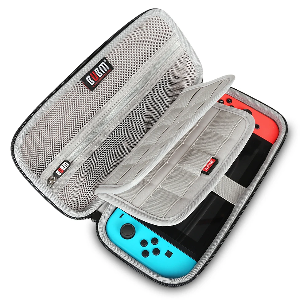 

BUBM Storage Carrying Case for SWITCH Protective Travel Bag 20 Video Game Card Slots Hard Shell Shock-proof For Nintendo Switch