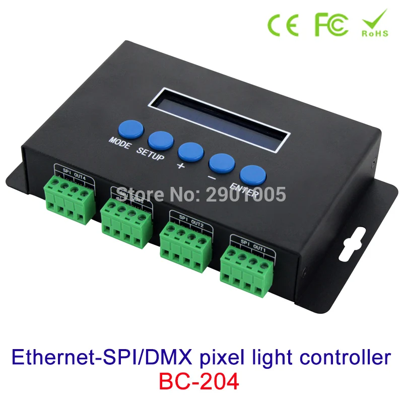 Новое поступление DC5V-24V Artnet Eternet для SPI/DMX pixel Светодиодный светильник контроллер выходной ток 4 канала 7Ax4CH/16 каналов 3Ax16CH